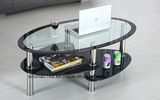 Xinzhao Bent Tempering Glass Table Double Floor Coffee Table