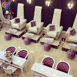 Salon Furniture White Modern Foot Manicure Queen Throne SPA Pedicure