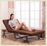 Top Sale Portable Folding Bed with 360-Degree Wheels