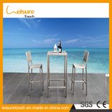 Low Price Good Quality Aluminum with Wicker Bistro Table Armchairs modern Outdoor Garden Patio Bar Furniture