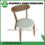 Oak Wood Leisure Chair with PU Seat