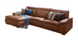 Popular Concise Modern Home Furniture Corner Leather Sofa (HC9919)