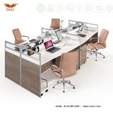 Warm White Office Workstation Partition Computer Desk (HY-P08)