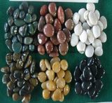 Black/White/Red/Yellow/Green/Mixed/Stripe Beach Pebble Decoration