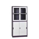 Under The Glass on The Iron Door Cabinet Metal Office Furniture Steel Cabinet