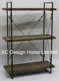 3 Tier Antique Vintage Decorative Wooden/Metal Cheap Shelf Brackets