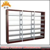Wood Steel Metal Library Bookshelf Bookcase