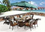 Outdoor /Rattan / Garden / Patio /Hotel Furniture Rattan Chair &Table Set (HS1220C&HS7602DT &HS5003RC)