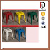 Popular Commercial General Colorful Stackable Iron Stool