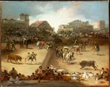 Wholesale High Quality Decoration Oil Painting, Home Decoration Painting, Art Painting (The Bullfight)