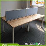 Four Person Modern Wooden Office Furniture Desk