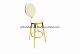 Hot Sale Glod Bar Stool with Metal Base