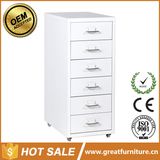 European Style Clasp Hands Metal Office Furniture Mobile Filing Cabinet