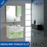 Simple Design PVC Wall French Bathroom Vanity Cabinet