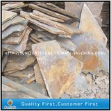 Natural Irregular Flagstone Rusty Slate for Outside Garden Floor Decoration