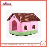 Warm House Pet Bed in Pink