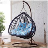 New Garden Furniture Double Swing Outdoor Swing, Rattan Furniture, Rattan Basket (D152A)