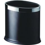 Oval Shape Double Layer Waste Bin Rubbish Bin for Hotel