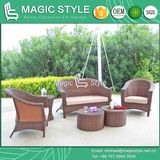 Patio Rattan Sofa Set Garden Wicker Sofa Set American Style Sofa Set (Magic Style)