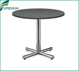 Black Round Melamine Round Shaped Dining Table