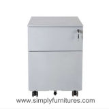 Steel Mobile Cabinet with 2 Drawers Gray (SI6-LCF2G)
