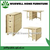 Birch Wood Extendable Dining Room Folding Table (W-T-830)