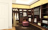 Solid Wood Elm Chinese Classical Cupboard Wardrobe Furniture (zy-061)