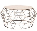 Perfect Combination of Wire Table, Coffee Table Metal Wire Gold Rose Gold Wire Table Manufacturers (M-X3727)