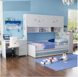 Children Bed with Bookcase and Study Desk