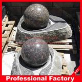 Baltic Brown Granite Stone Ball Fountain for Garden Square Decoration