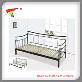 Stainless Tube with Wood Slat Day Bed (dB001)