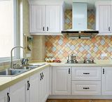 Popular White Chinese Wooden Kitchen Cabinet