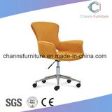 Modern Home Furniture Yellow Fabric Swivel Bar Chair