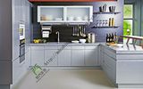 Professional Wooden Grain UV High Quality Cabinet (ZS-117)