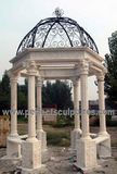 Stone Marble Garden Pavilion for Antique Outdoor Sculpture (GR063)