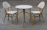 Outdoor Cafe Furniture, Textilene Table and Chair (TC-08034+DT-08003)