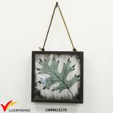 Leaf Picture Vintage Metal Frame for Interior Home Decoration