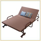 Thickness Mattress Accompany Folding Bed with Strong Frame for Hospital