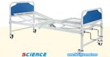 Fodable Manual Hospital Bed with Two Functions