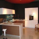 High Glossy Yellow Baking Varnished MDF Wood Kitchen Cabinet Furniture