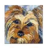 Muted Dog Handmade Oil Paintings for Wall Decor