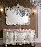 Antique White Solid Wood Bath Vanity