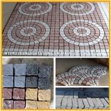 Natural Grey/Black/Red/Yellow Granite Garden/Cobble/ Cube/Flag/Kerb/Blind/Fan Shape/Paving Stones for Landscaping