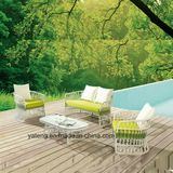 Luxury Cheap White Rattan Wicker Outdoor Furniture Sofa