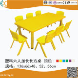 Children Plastic Rectangle Table for Preschool