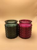 New Design Elegant Glass Jar Candle for Home Decoration