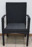 Replica Outdoor Metal Rattan Leisure Lounge Garden Restaurant Dining Chair