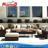 Luxury Outdoor Synthetic Rattan Wicker Sofa Set Suitable for Yacht Leisure Projects