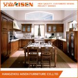 2018 American Maple Kitchen Furniture Solid Wood Fixed Kitchen Cabinet