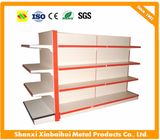 Double Side of Supermarket Shelves
